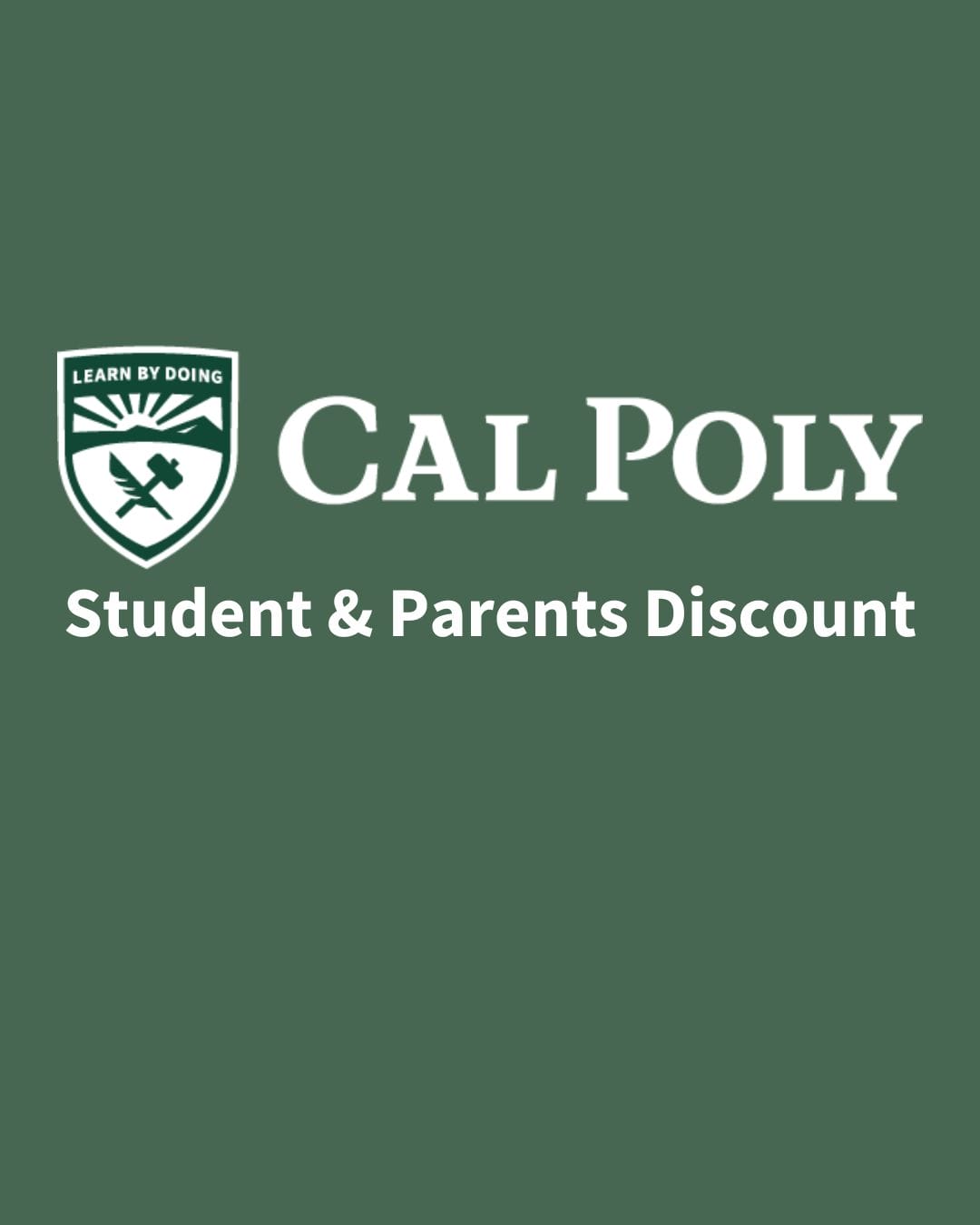 Cal Poly Students & Parents Discount